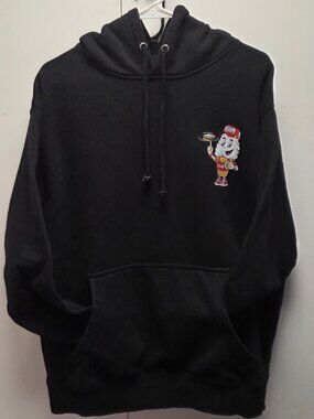 Needham Concessions Swirly Hoodie Mens L Black San Diego County Fair